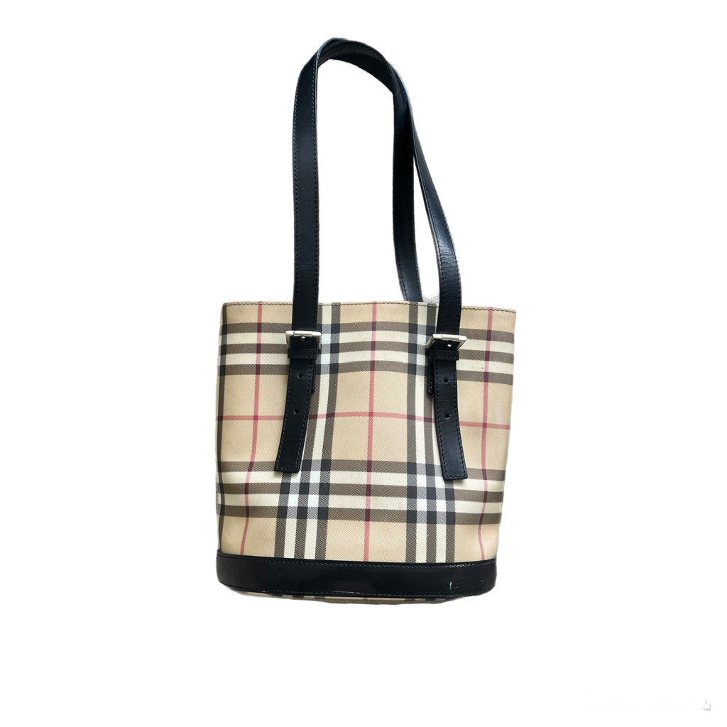 Burberry Check Vintage Bucket Bag