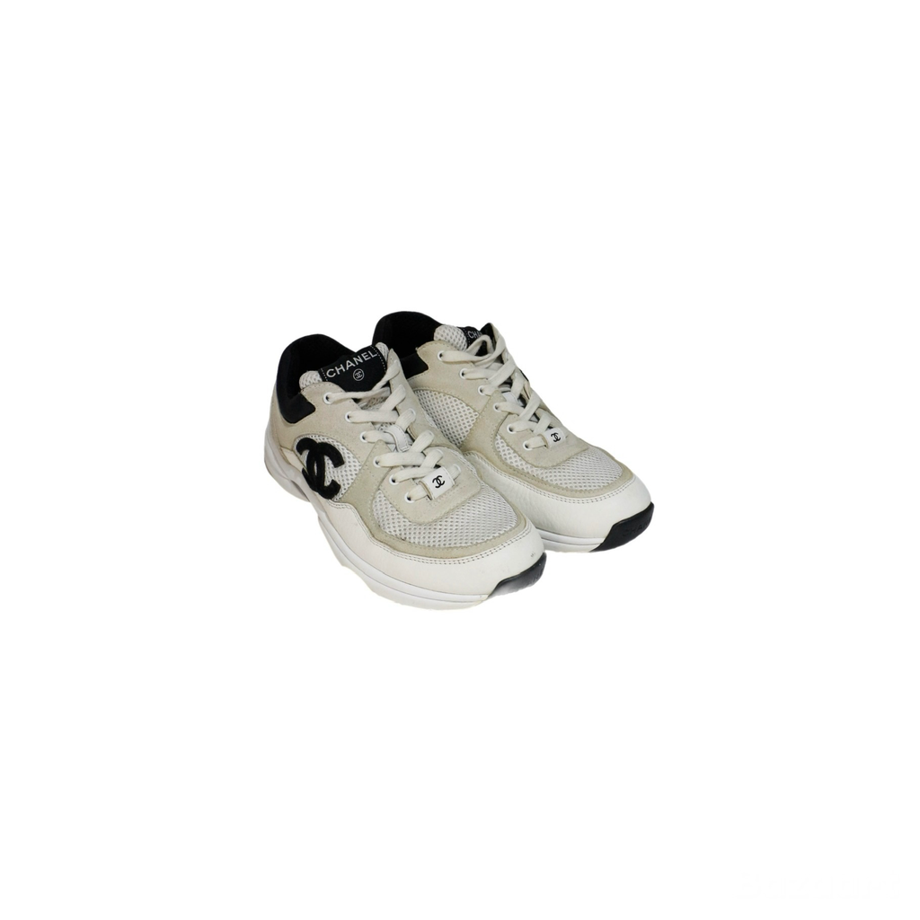 Chanel Black & White Sneakers