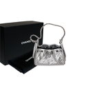 Chanel 25 Mini Silver Bag