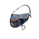 Dior Denim Saddle Bag