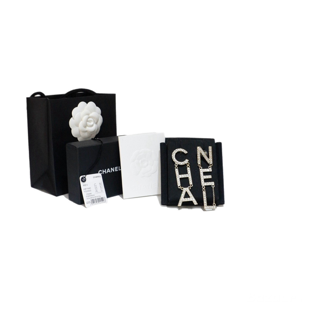 Chanel Logo Runway Earrings
