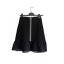Sandro Black Zipper Skirt