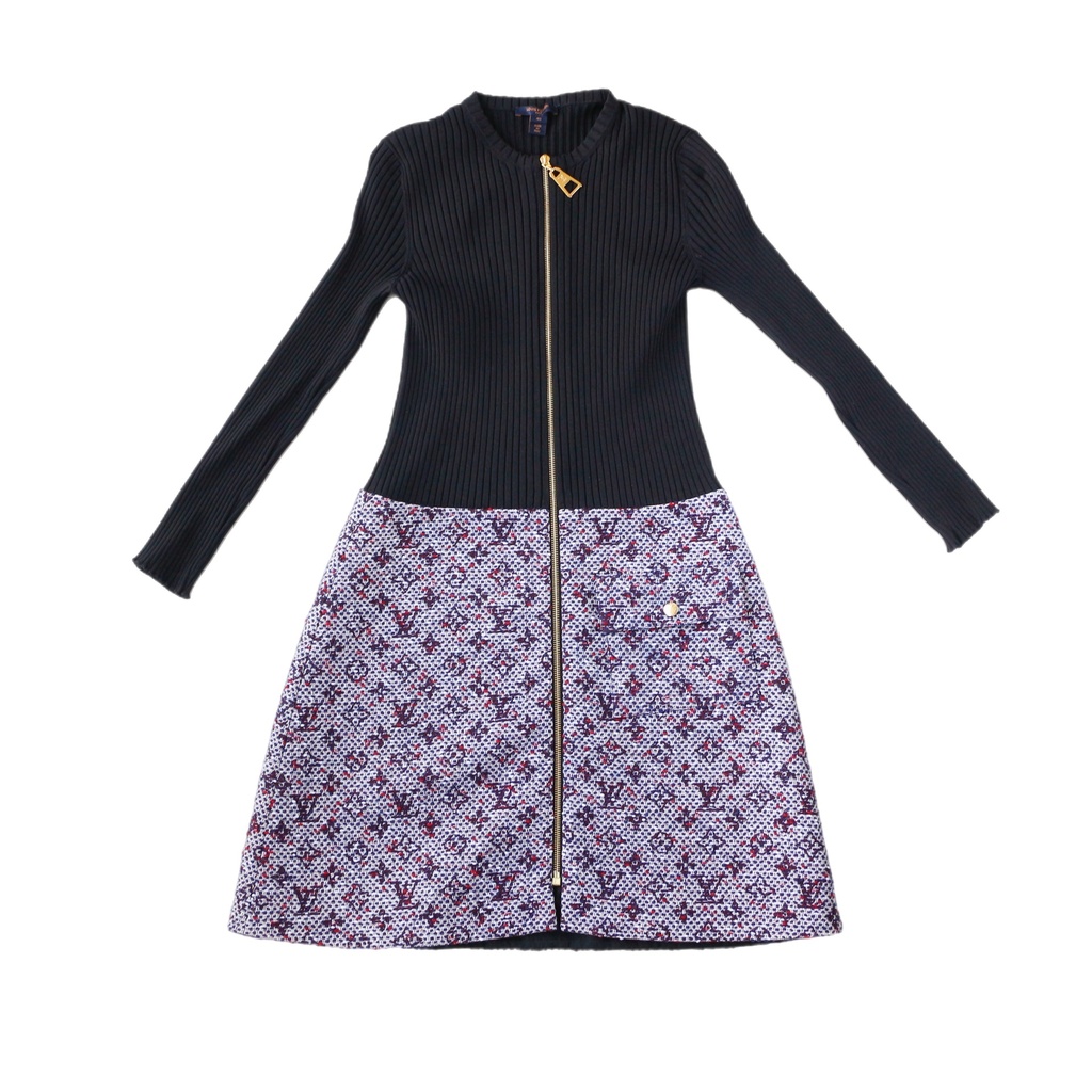 Louis Vuitton Purple Monogram Dress