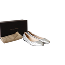 Bottega Veneta Silver Flats