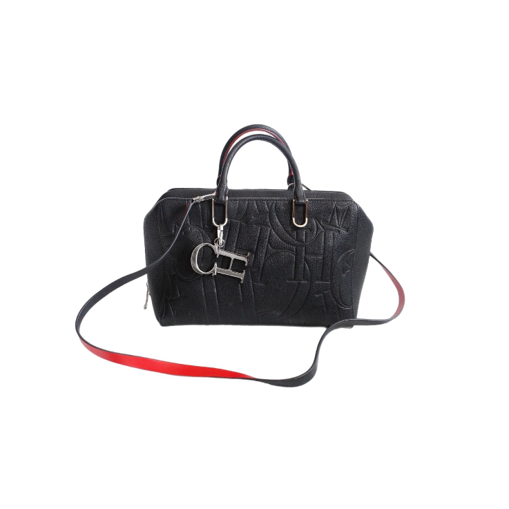 Carolina Herrera Logo Black Bag