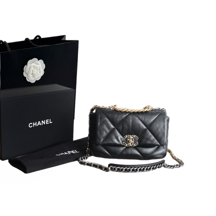 Chanel 19 Black Small Bag