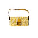 Fendi Yellow Vertigo Baguette Bag