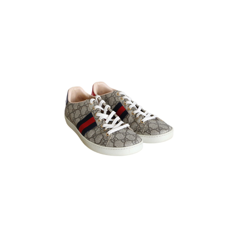 Gucci Ace Web Supreme Sneakers