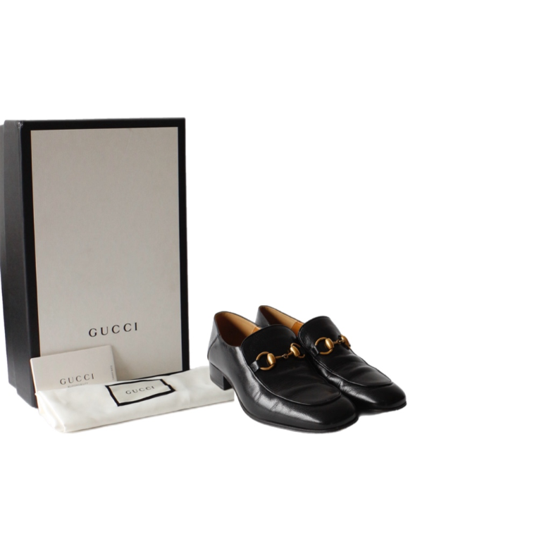 Gucci Jordan Black Loafers