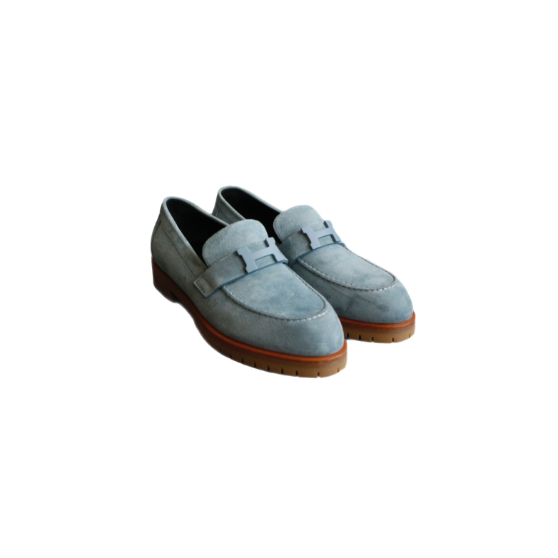 Hermès Suede Loafers