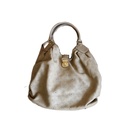 Louis Vuitton Mahina L Beige Bag