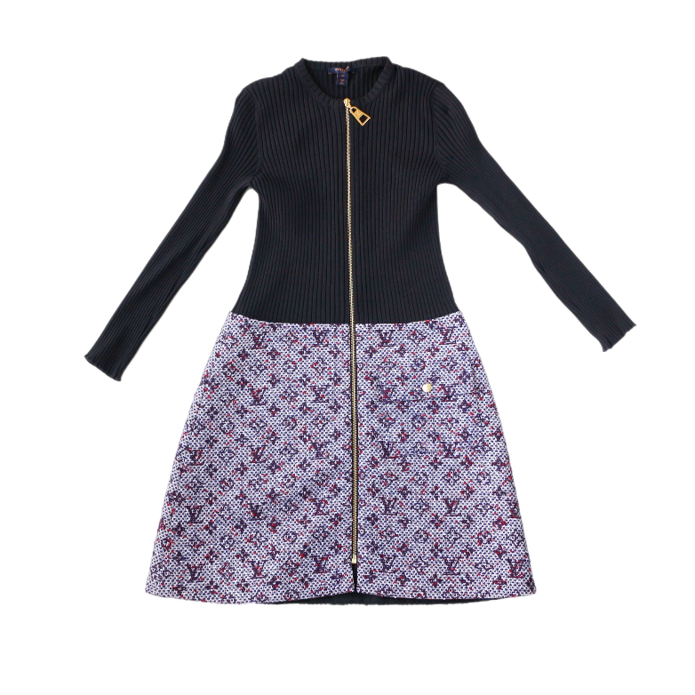 Louis Vuitton Purple Monogram Dress