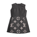 Louis Vuitton Wool Grey Dress