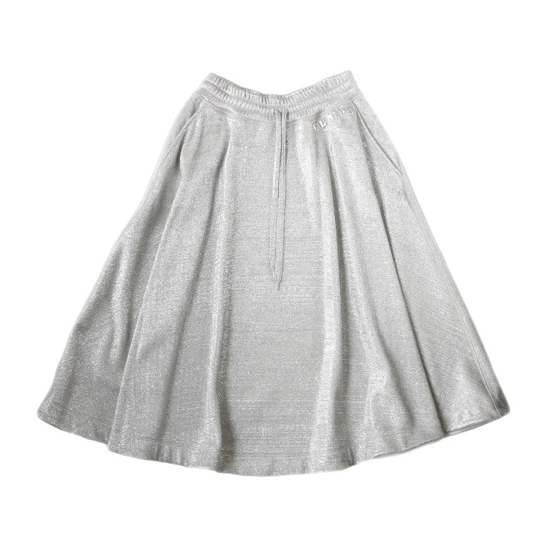 Valentino Grey Jersey Long Skirt