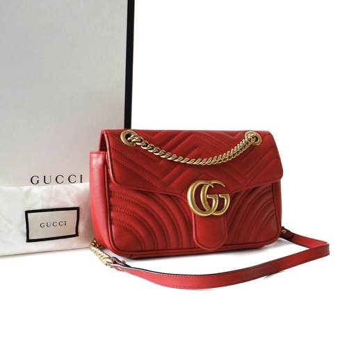 Gucci Marmont Red Crossbody