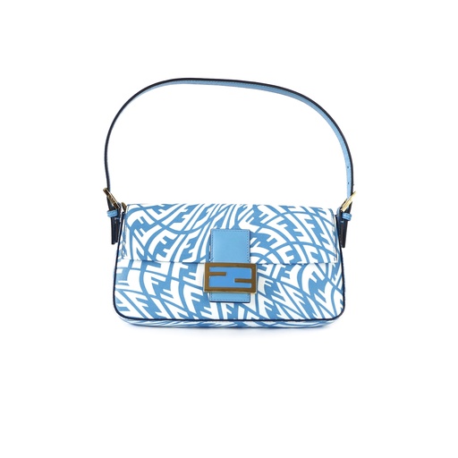 Fendi Blue Vertigo Baguette Bag