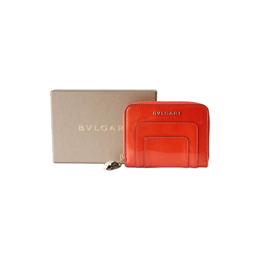 Bvlgari Serpenti Forever Orange Wallet