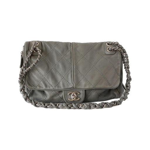 Chanel Grey Shoulder Bag