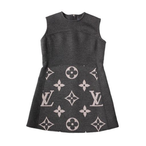 Louis Vuitton Wool Grey Dress