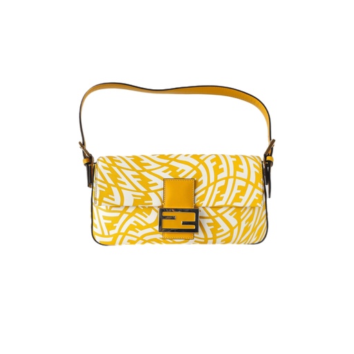 Fendi Yellow Vertigo Baguette Bag