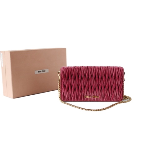 Miu Miu Velvet Wallet On Chain