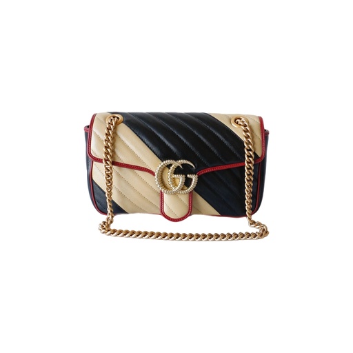 Gucci GG Marmont Bicolor Shoulder Bag