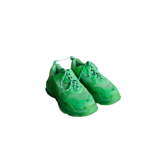 Balenciaga Triple S Green Sneakers