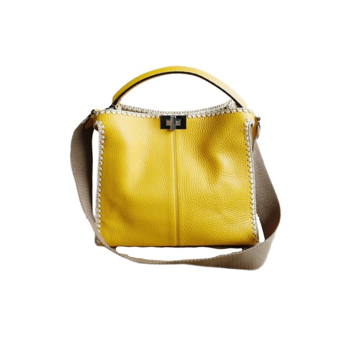 Fendi X-Lite Yellow Peekaboo Bag
