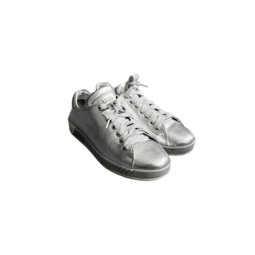 Prada Silver Sneakers